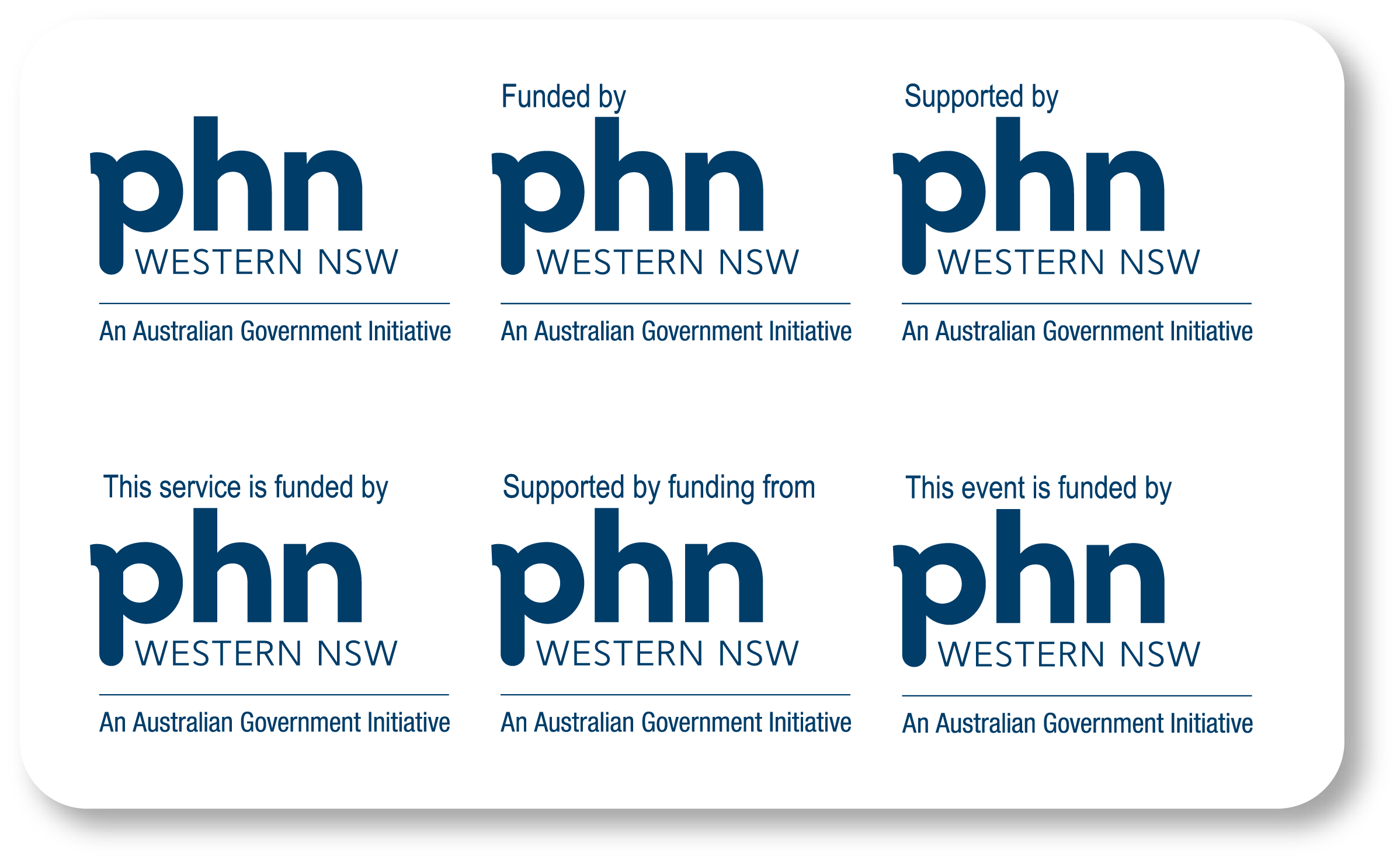 WNSW PHN Logo Suite